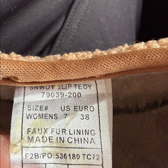 Bogs Snowday II Slipper Teddy Brown Women’s Size 7 | Fleece Slip-On Shoes Mules - Picture 4 of 10